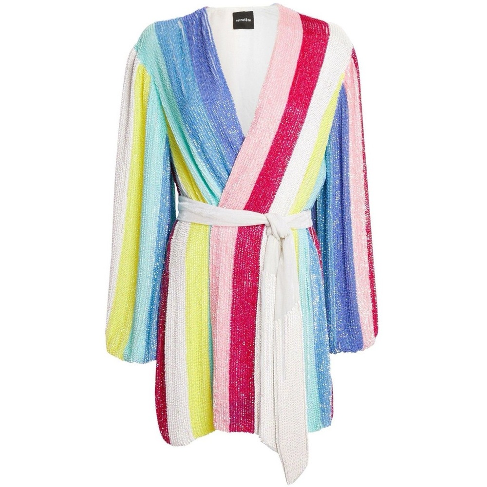 Retrofete Gabrielle Sequin Dress in Unicorn